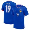 Maglia ufficiale Francia Fofana 19 Casa Euro 2024 per Uomo